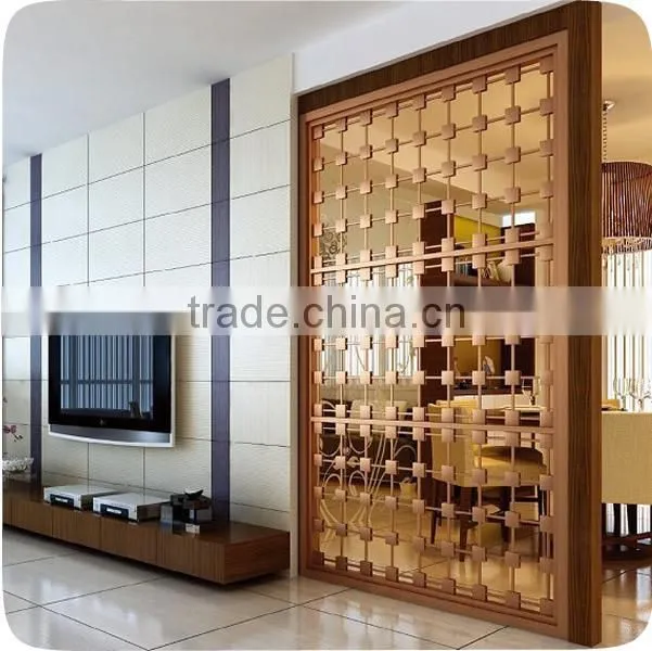 Stainless Steel Dubai Room Divider Screen For 5 Star Hotel Decoration