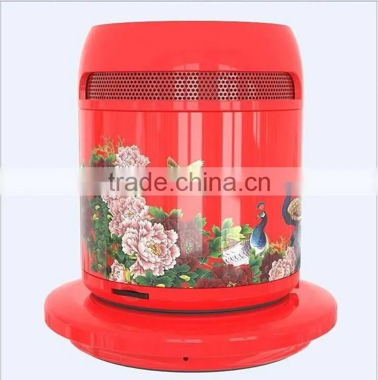 Newest Arrival Ceramic Design Portable Bluetooth Speaker With QI Wireless Charger Bottom/TFCard/Remote Control Bluetooth Speaker