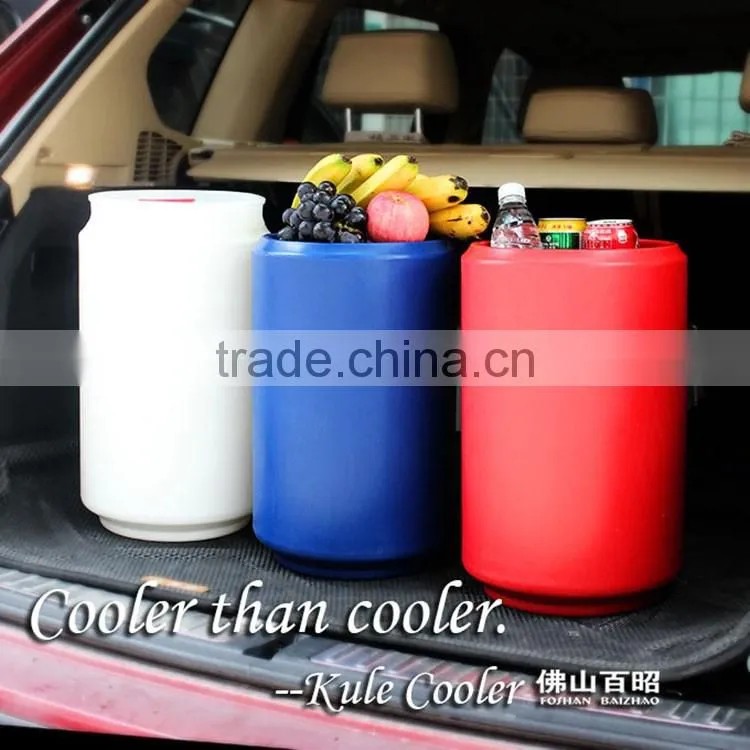 ALL SIZE Trolley PE plastic portable round picnic cooler box for bike