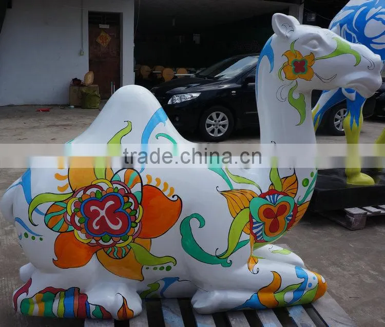Fiberglass camel figure statue sculpture