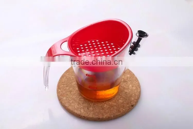 Useful Durable Gravy Fat separator ,strainer with measuring line,Strainer Separator Measurer
