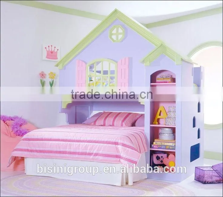 In stock - Bisini new product promotion kids wooden tree house/doll house bunk bed - BF07-70360