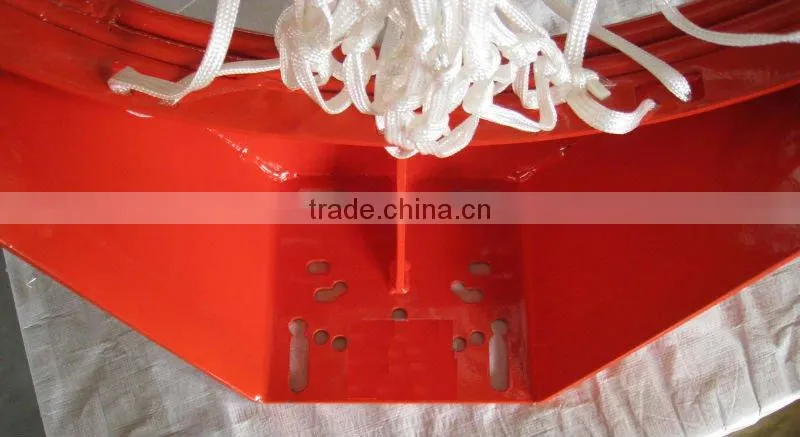 Heavy duty fixed basketball rim