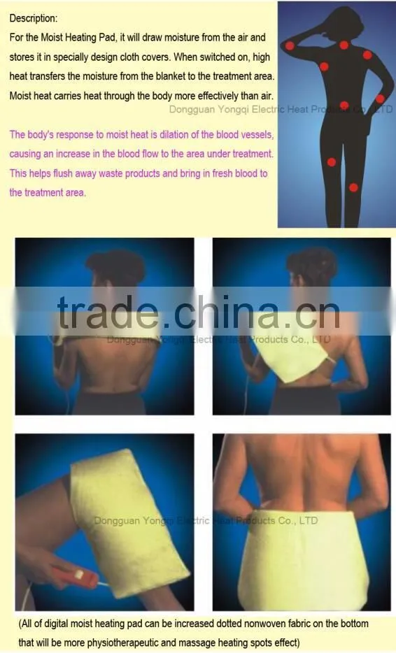 Health heating pad moist therapy for natural pain relief and arthritis