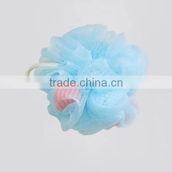Mesh Bath Sponge Massage Bath Scrub With Pouf Inside