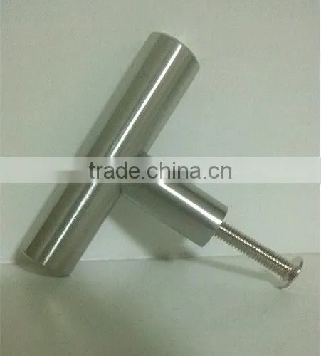 2" 12mm Solid Stainless Steel 201 T-Knob Drawn Pull 30020