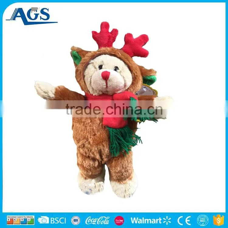 2017 new design christmas plush toy gent penguin hot sale festival toy