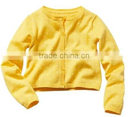 fashion girl's cardigan, woolen sweater designs for children