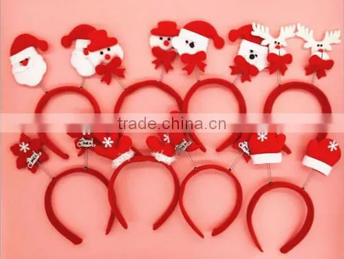 HFR-S14102412 New Christmas arrival hot sale wholesale Christmas party hairbands