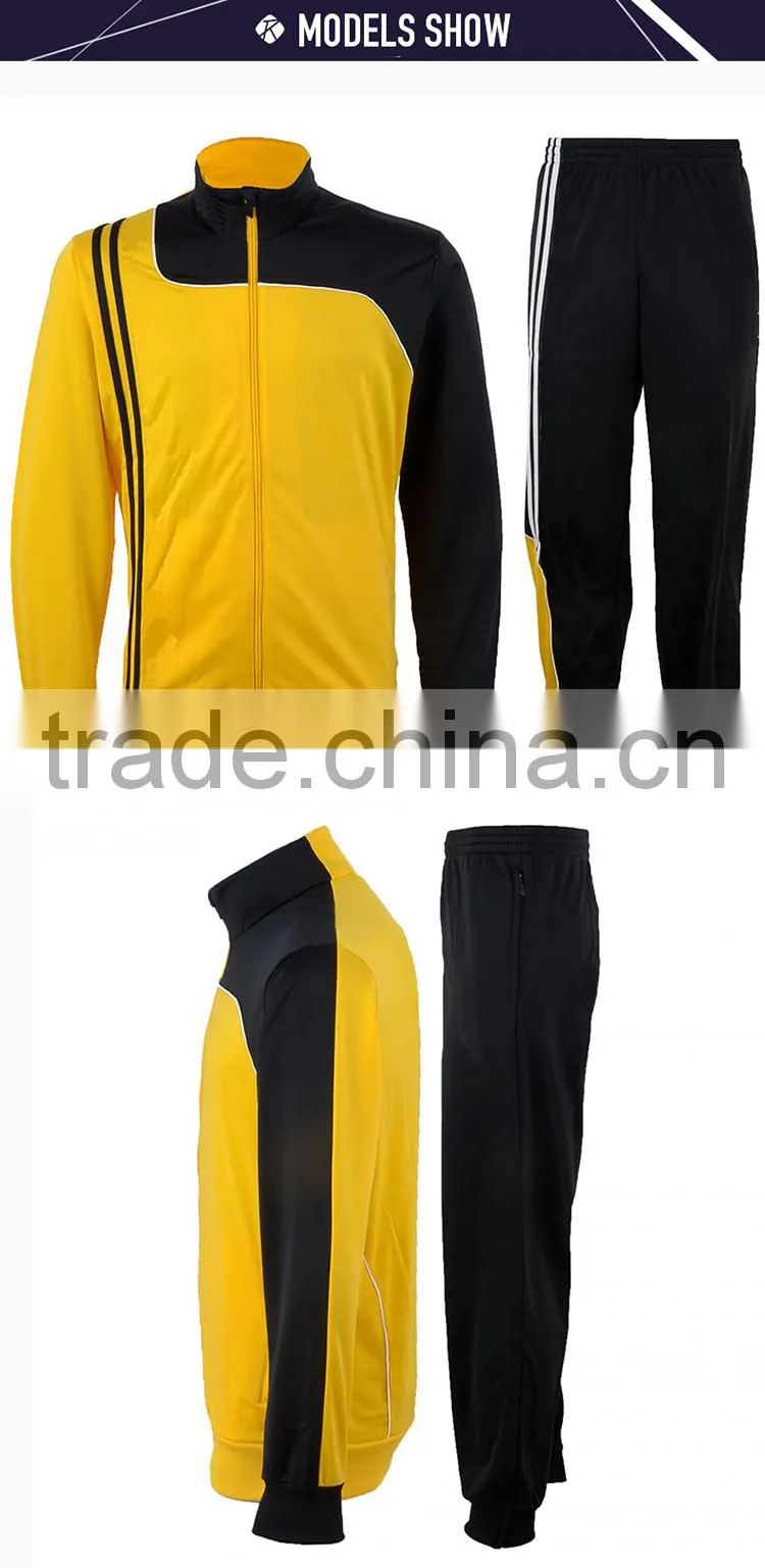 New dwsign training soccer tracksuit set patchwork sportweat suits men gym jacket jogger pants custom printed logo
