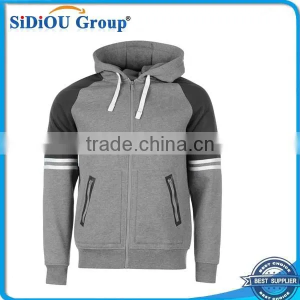 Cotton/polyester Mans Fashionable Sweatshirts Hoodies