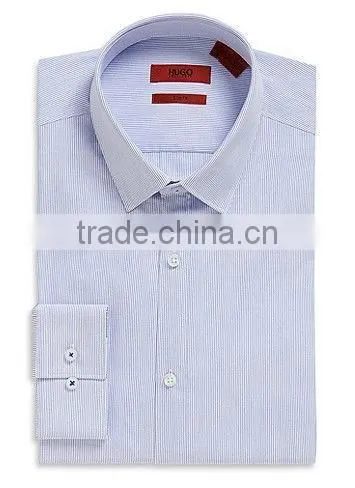fashionable mens shirts 2014 newest style Stylish Cotton Solid Color slim fit comfortable men's Office Shirts