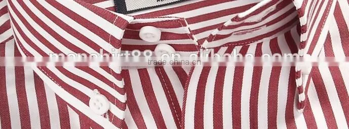 Men fashion designer shirts delicate vertical stripes shirt men