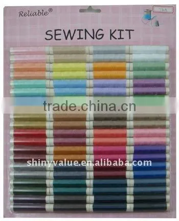 Custom Colorful polyester Sewing Thread /Beautiful Gift