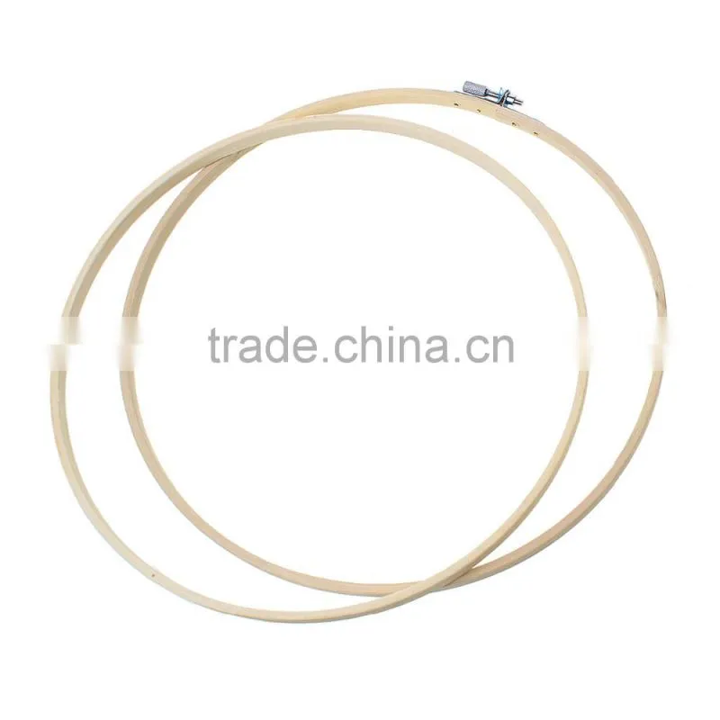 Wholesale Cross Stitch Supplies Circle Round Natural Bamboo Embroidery Hoops