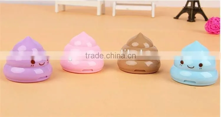 Korea Stationery Shit pencil sharpener Shape Double Orifice Double Pole Piece Office & School Supplies