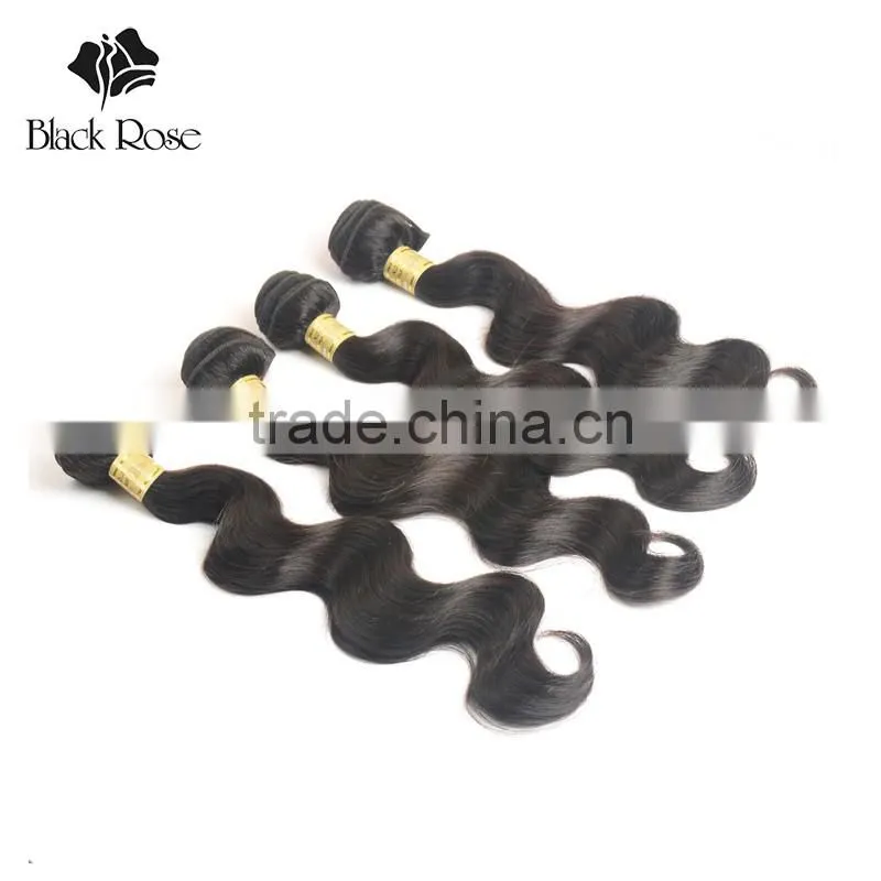 2016 Body Wave Raw Indian Temple Hair 12 14 16 18 Virgin Indian Hair