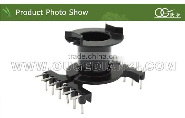 RM12 vertical bobbin pin6+6 220v 24v high voltage transformer bobbin for mosquito killer