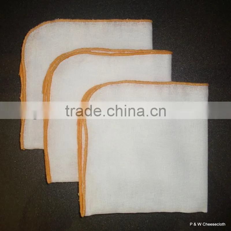 100% Cotton Gauze Cheese Cloth Face Cleaning Cloth 4layers 23cm x 28cm