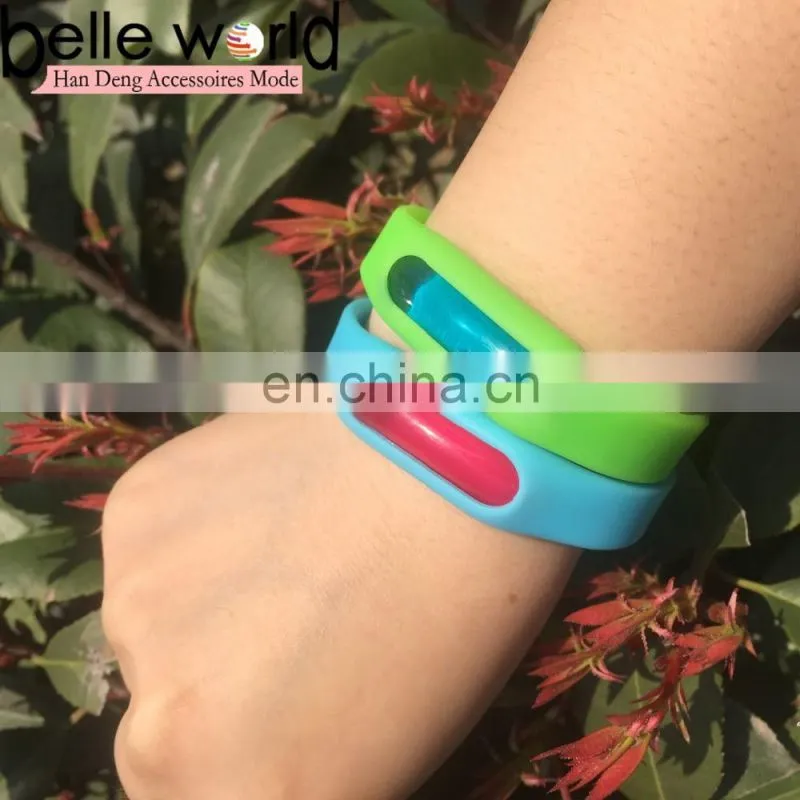 Summer Hot sale Waterproof BUGS LOCK Anti Mosquito Bug Repellent Wrist Band Bracelet Insect Nets