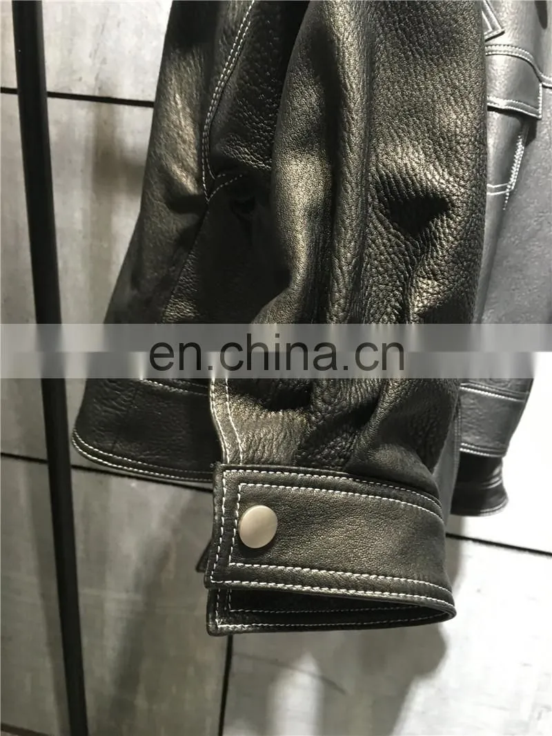 Ladies Latest Fashion Girl Casual Leather Jacket Real Women Leather Jackets