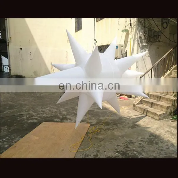 Artistical Shiny inflatable star for bar decoration