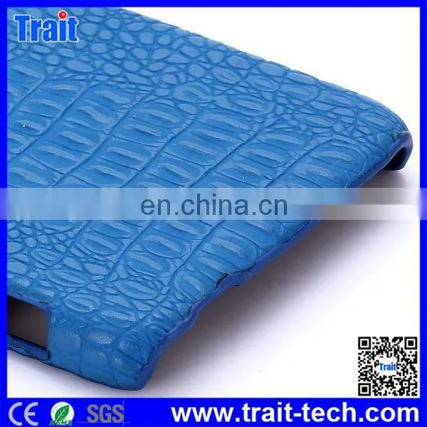 High Quality PC Genuine Leather Hard Back Cover Case for HTC Desire Eye