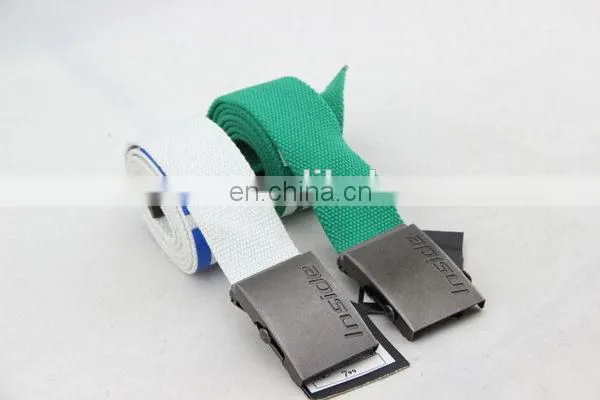 Canvas Belt With Full Printing Custom Name Belt Buckle