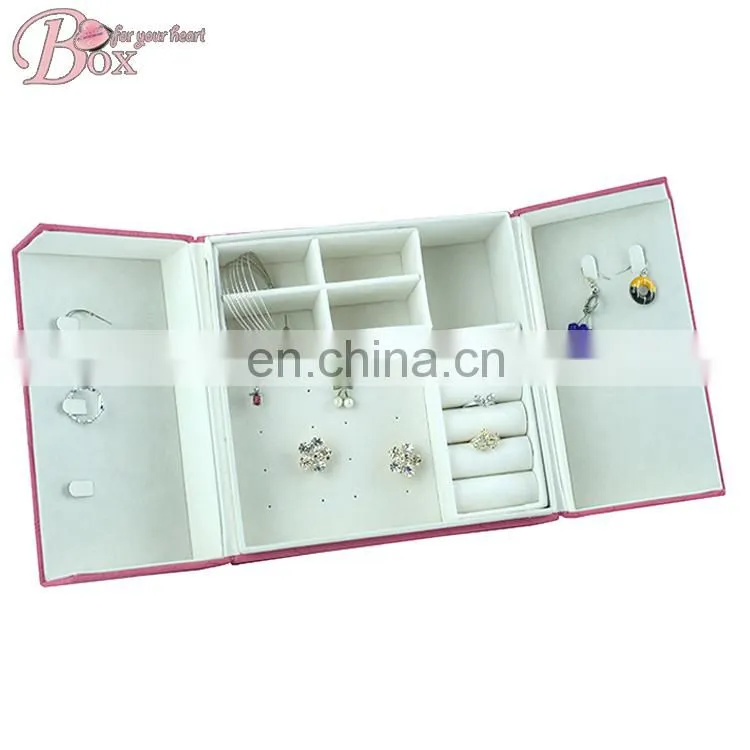 The Book Cover Jewelry Pink Loveliness Earrings Necklace Box