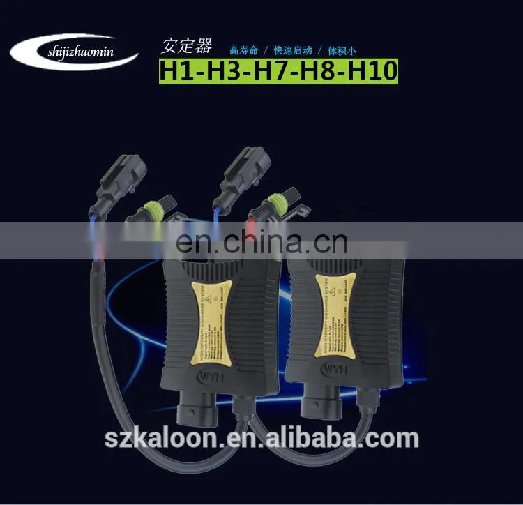 hid kit xenon 35w 55w with super slim ballast h1 h3 h7 h9 6000k auto conversion xenon kit