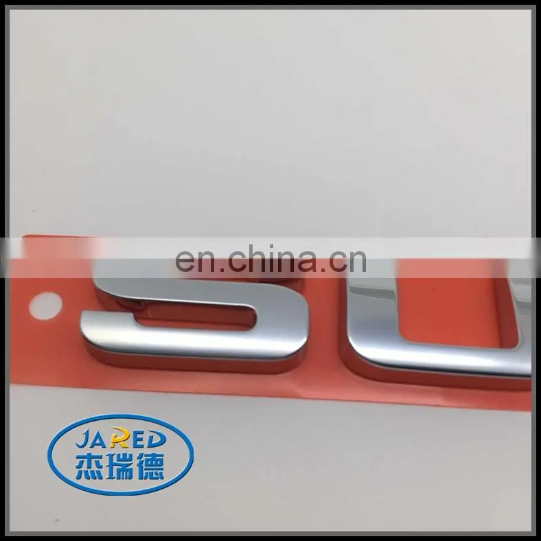 custom 3d metal aluminum nameplate badge
