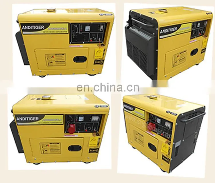 Best Small Home Use 5kw Silent Diesel Generarator for sale