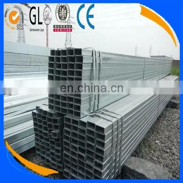 s235jr galvanized rectangular steel tube