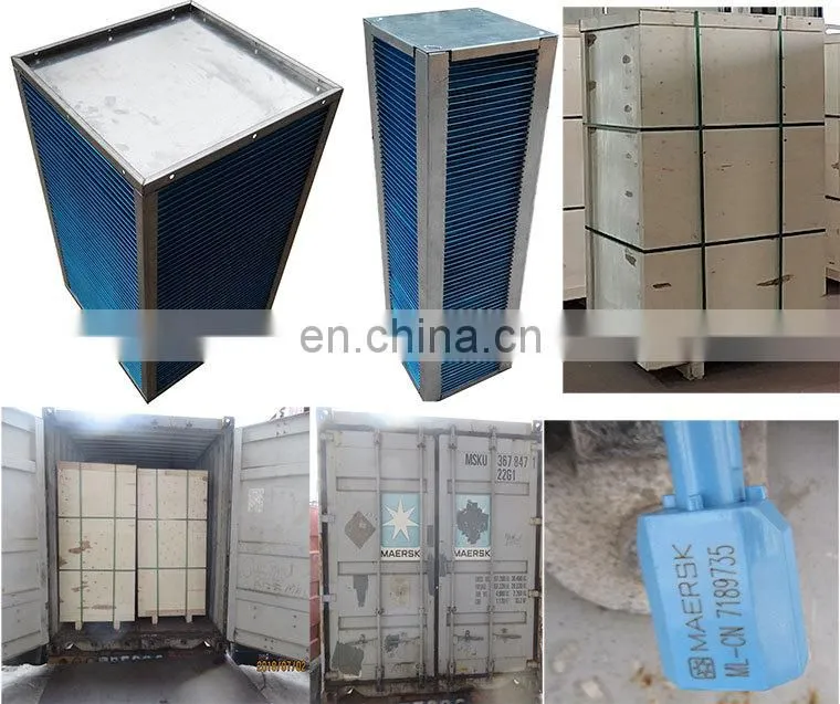 China direct factory supply cross flow double folded edge air heat exchanger