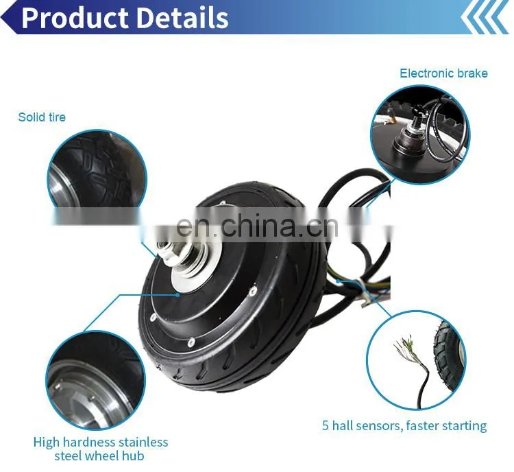 Top Seller 5 Inch DC Brushless Electric Wheel Hub Motor for Longboard