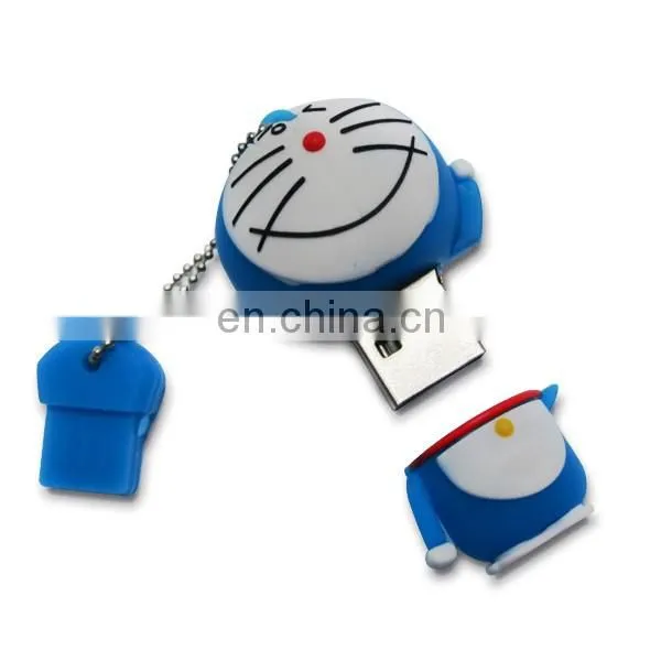 PVC cartoon anime OTG usb flash drive / cartoon mobile phone usb memory stick