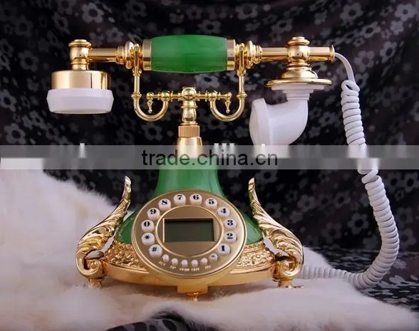 Basic corded single line retro telephone