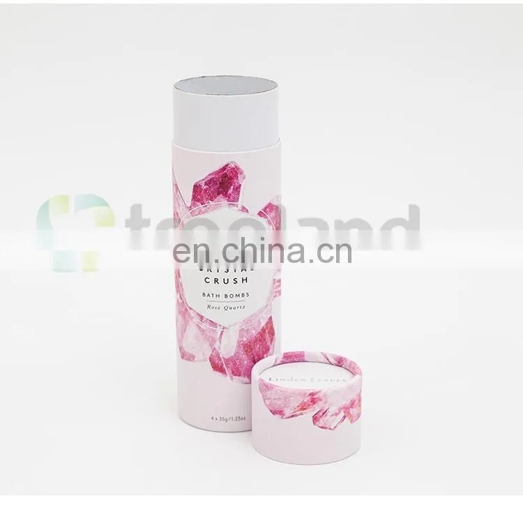 Manufacture Cylinder Bath Bomb Packaging Paper Cardboard Packaging Boxes