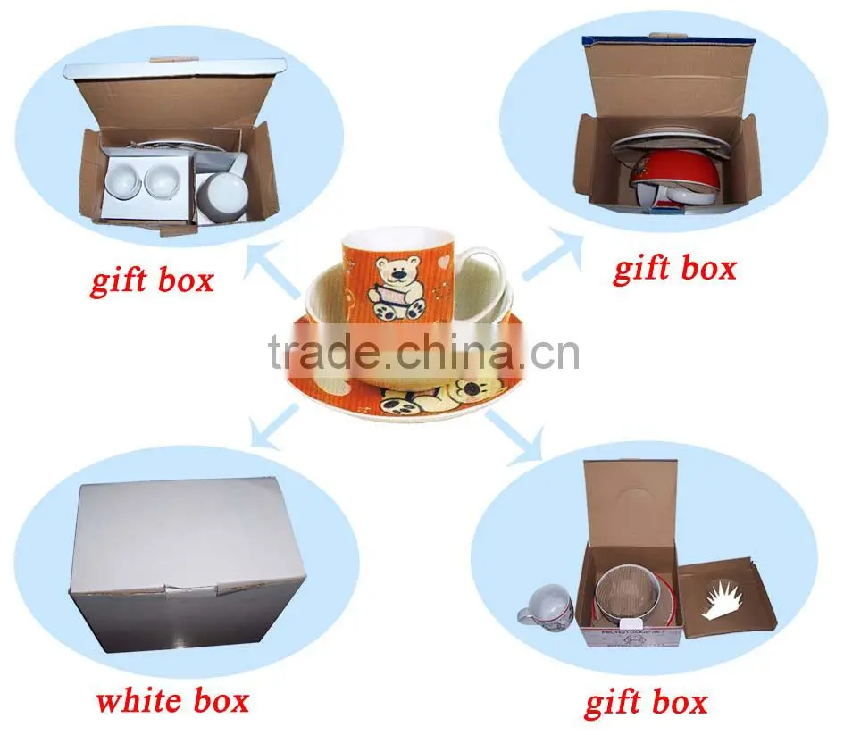Hot Sale Round Shape Good Quality Promotional Porcelain Children's Dinner Set for Tableware