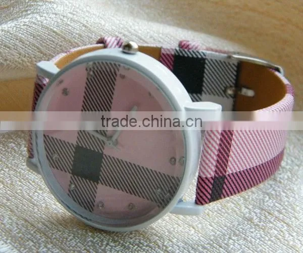 popular OEM welcome fabric strap watch
