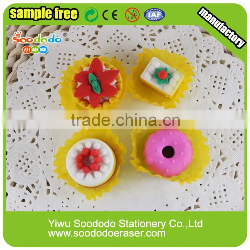 Pretty eraser Cake design student correction