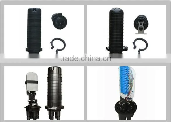 Dome Fiber Optic Splice Closure 2 in 2 out 24/48 cores