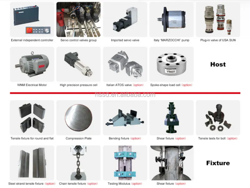 China Supplier Mechanical Universal Testing Equipment for Metal Steel Materials