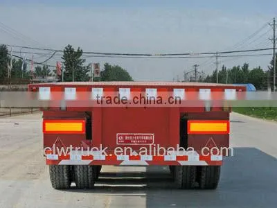 tri-axle flatbed semi trailer,container semi trailer