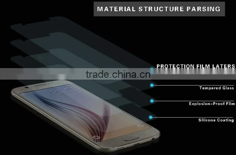 Trade assurance ! 0.26mm 9H Anti-Shock Premium tempered glass mobile screen guard for samsung note 5 OEM ODM