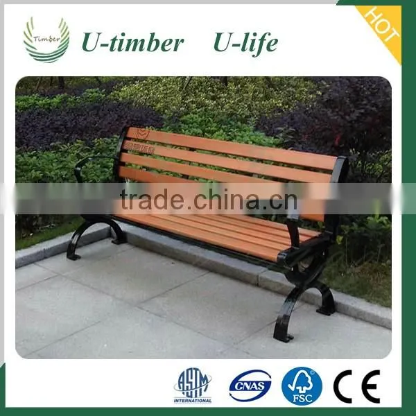 Beautiful in shape plastic WPC garden chair