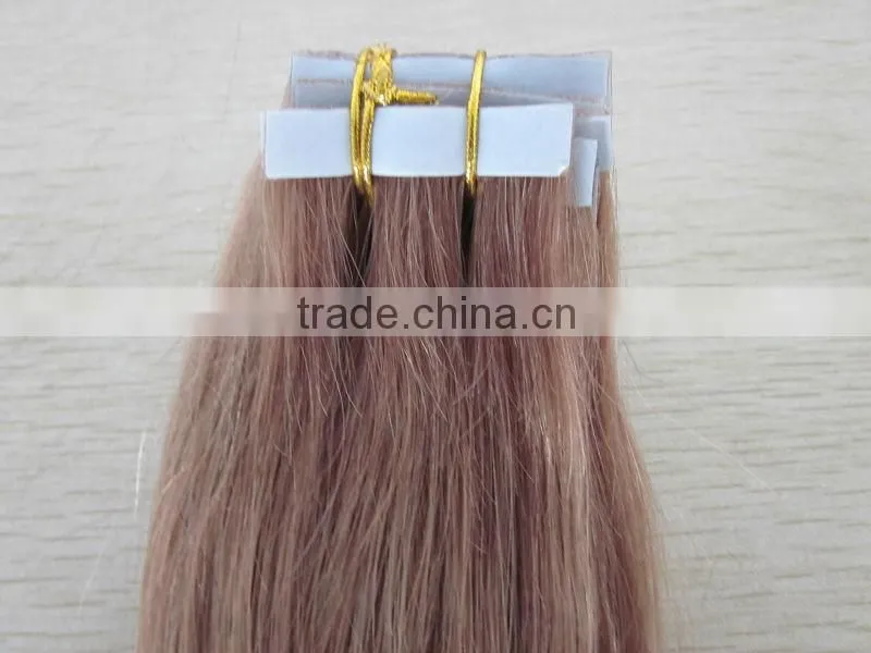 European 100% remy human tape hair extension