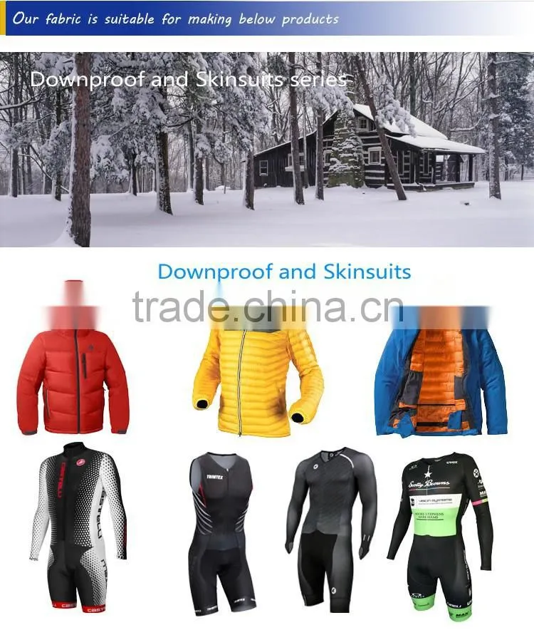 400T nylon lightweight taffeta fabric for Down Jacket