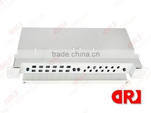 GPON 24 port fiber optic patch panel in telecommunication