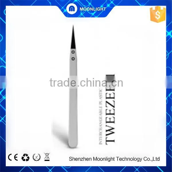 Static Dissipative Soft Tip Tweezer for Phone Accessories